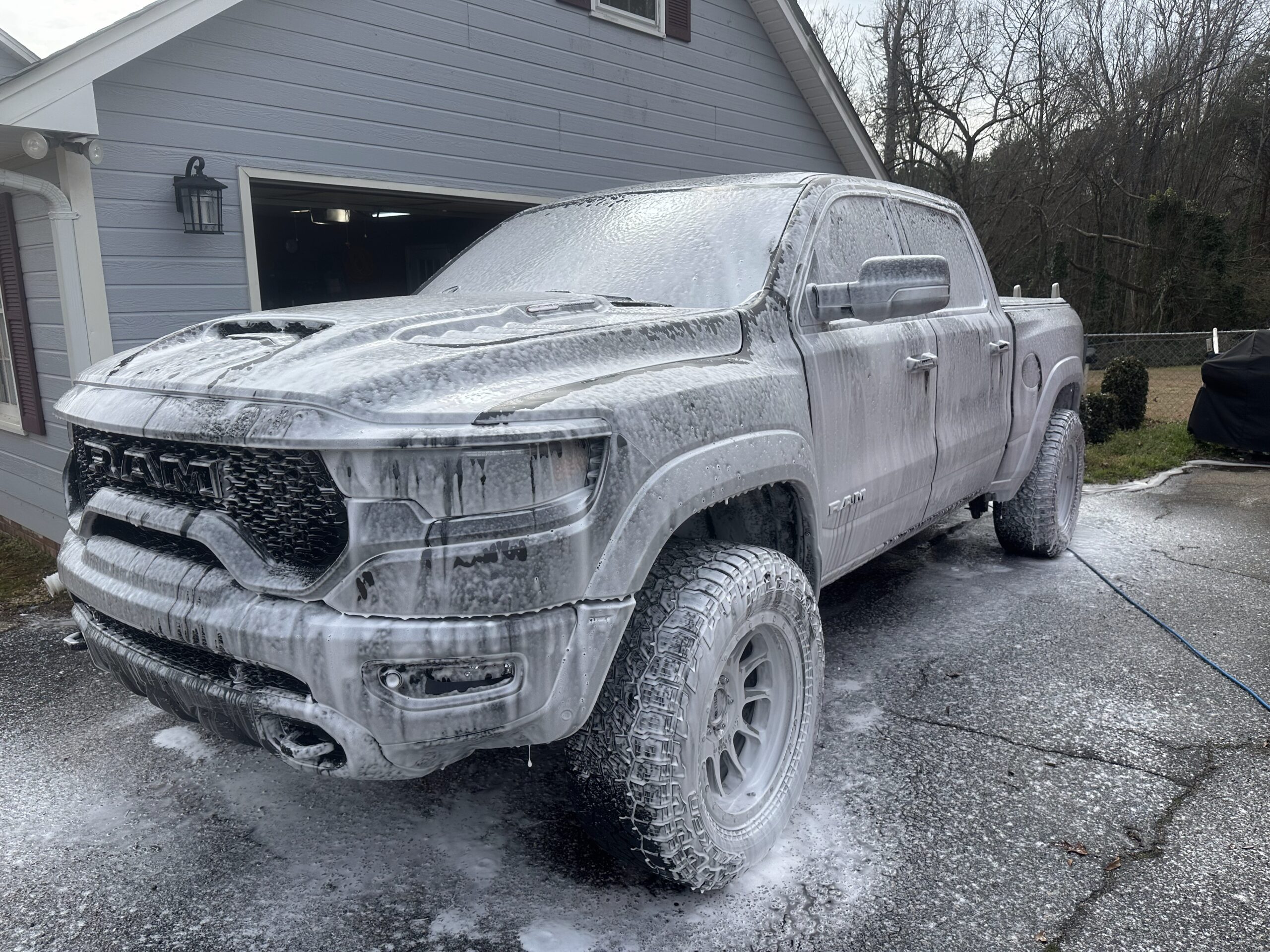 car wash of Ram 1500 TRX